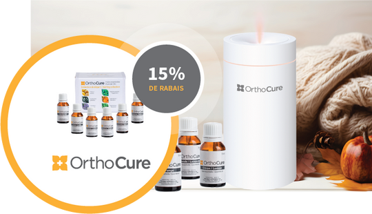 Promo rabais sur la collection de départ OrthoCure de 6 huiles essentielles